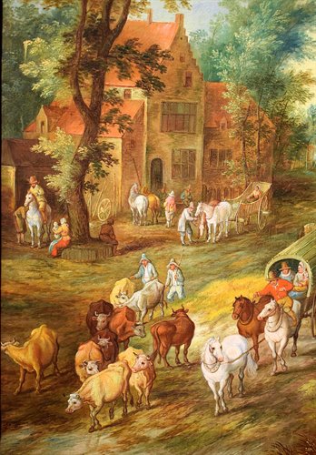 "Fairytale Landscapes with Figures in the Forest"